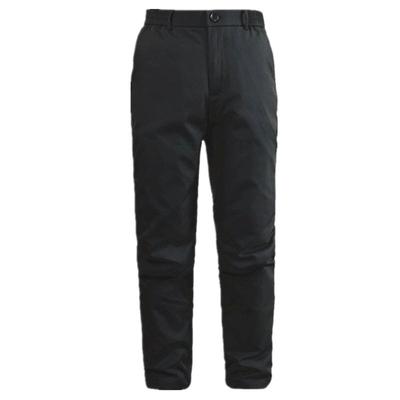 羽绒裤男外穿高腰中年青年轻薄宽松爸爸直筒商务正装西裤鸭绒棉裤