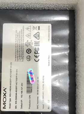 议价MOXA IKS-G6824A-8GSFP-4GTXSFP-HV-HV V1.0  24口工业网管交