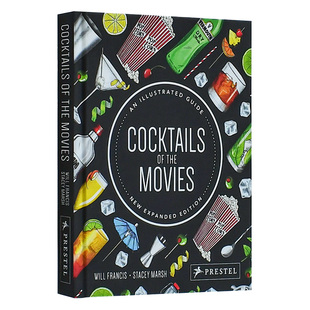 【预售】Cocktails of the Movies，电影中的鸡尾酒 英文原版图书进口正版 Stacey Marsh 餐饮