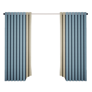 全遮光窗帘送杆一整套罗马杆窗帘全套带杆免打孔安装2024新款卧室