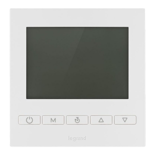 罗格朗智能水地暖面板温控器中央系统控温博蕴二四管制数显通用