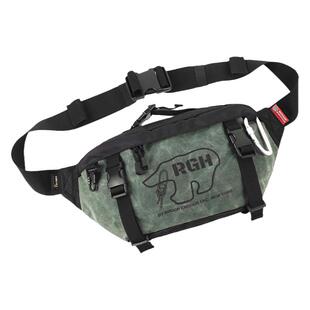 RGH 美式斜挎包防水胸包机能腰包男士休闲工装户外大容量骑行背包