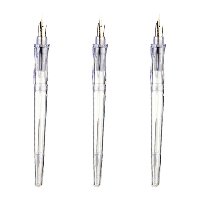 百乐日本贵妃透明练字学生钢笔