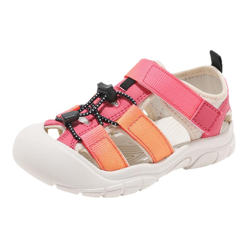 abckids儿童沙滩鞋撞色拼接设计