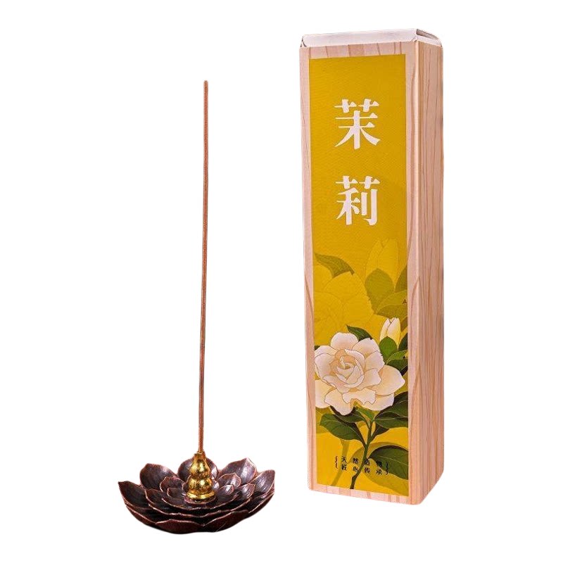 安神助眠莲花仿古铜线香香炉