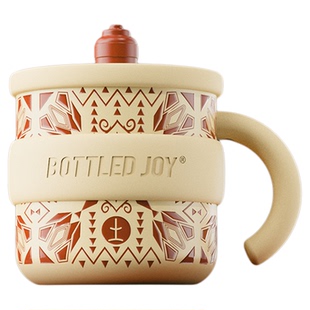 bottledjoy假日吨吨桶金木水火土五行吨吨杯316不锈钢马克杯水杯