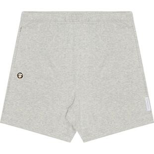 Aape旗舰店男装春夏猿人迷彩徽章字母印花休闲简约短裤A673XAM