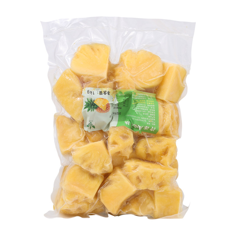 新鲜冷冻菠萝凤梨果肉奶茶店1kg