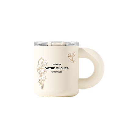 Vanow咖啡杯陶瓷内胆马克杯喝水