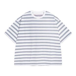 niko and ...T恤2026春短袖条纹休闲日系男女同款中袖上衣316573