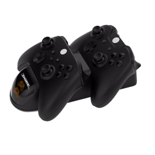 XboxSeries双电池手柄座充XboxOne/X/S带LED显示无线手柄充电座