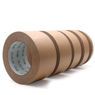 高粘环保外贸封箱牛皮纸胶带免水自粘牛皮纸胶布相框黄色牛皮纸打包胶带绘画裱画胶纸多种宽度现货工厂直发