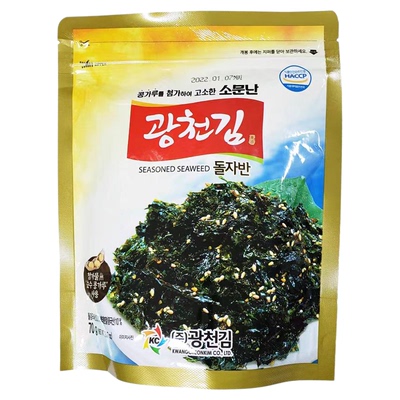 韩国进口广川海苔碎70克