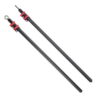 黑胶天幕杆碳纤维帐篷门厅支撑杆露营超长营柱延伸支架加粗加硬杆