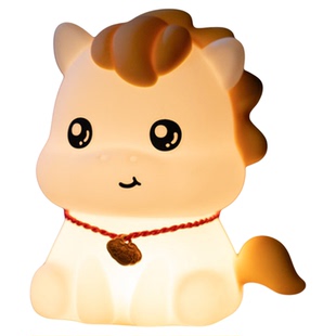 2026马年拍拍小夜灯新款卧室床头睡眠灯护眼智能语音声控新年礼物