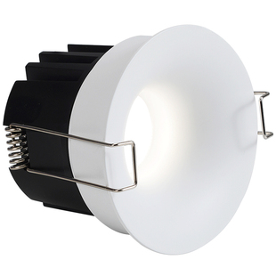 全铝无边框射灯嵌入式筒灯仿石膏灯超薄无缝弧面非预埋防眩客厅