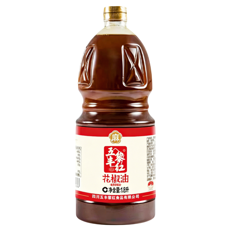 五丰黎红汉源花椒油商用1.8L*6桶