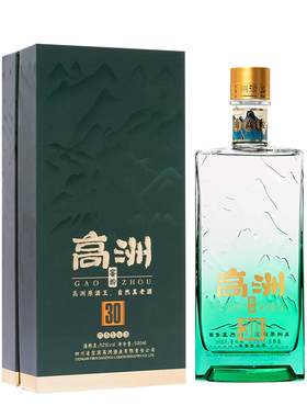 高洲500ml浓香型白酒52度窖龄30