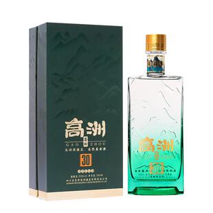 高洲白酒浓香型窖龄30纯粮白酒口粮酒500ml单瓶盒装经典传统老酒
