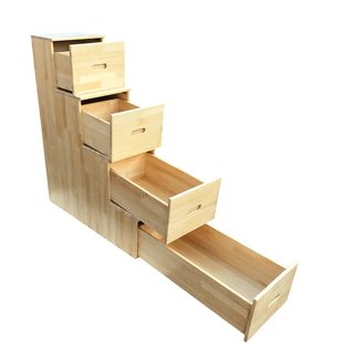 实木组合梯柜可移动台阶梯凳抽屉式储物柜多功能楼梯登高阁楼梯柜