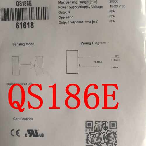 议价邦纳Banner对射光电开关发射端QS186E 现货正品假一罚十