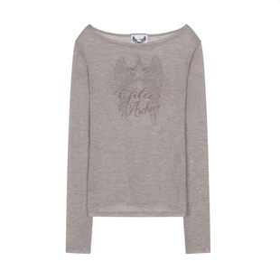 赵露思造型师金智秀同款gila archive星星翅膀轻薄长袖T恤打底衫