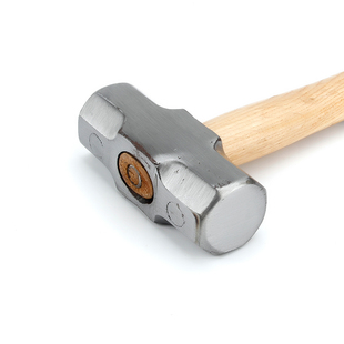 核桃木柄大锤八角锤榔头铁锤子方头锤子大榔头石工锤2P/3P/4P包邮