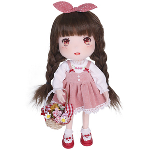 MEEMO米萌手工布艺缝纫DIY套装布料娃娃材料包套装玩偶美美的衣橱