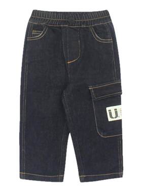 utouto牛仔裤侧口袋小标