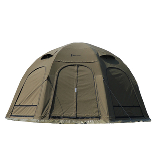 沃尔夫woolf涤棉王者星球充气帐篷透明观景门帘露营地长期搭建