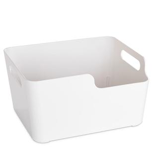 得力透明书立书架大容量加厚亚克力桌面书本整理收纳盒儿童学生宿舍阅读书桌置物架书立架书托书桌