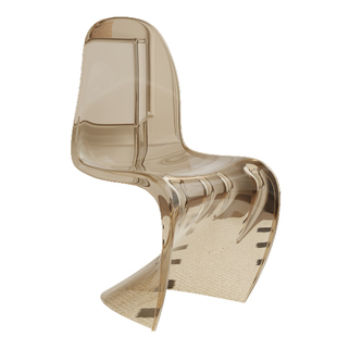 北欧潘东椅家用餐椅网红透明塑料可叠放椅子简约现代靠背椅化妆凳