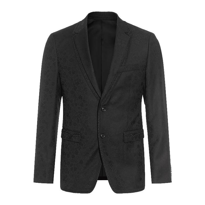 ANDREW MACKENZIE男士 秋冬款商务休闲绵羊毛平驳领西服外套上衣