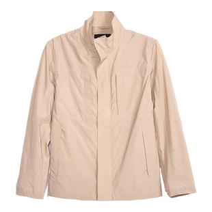 伦敦雾秋冬季男士可脱卸帽四袋立领防风款外套休闲通勤合身夹克男