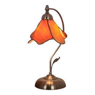 美式复古书房卧室床头灯酒吧餐厅老上海民国风护眼玻璃装饰台灯