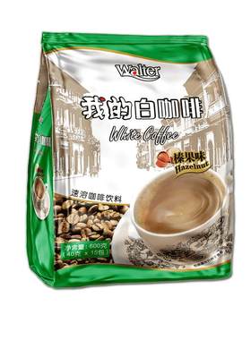 我的白咖啡榛果味马来西亚进口
