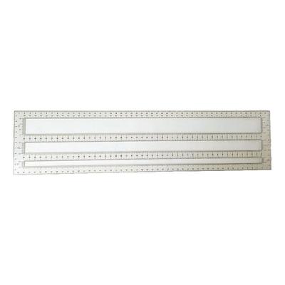 书法无痕镂空直尺多功能打格神器
