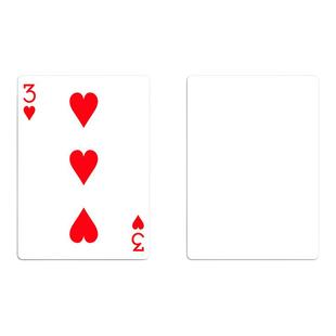 特殊牌 红白蓝白字字自白蓝蓝红红双面牌原版单车Bicycle魔术道具