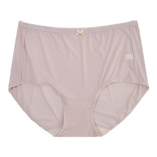 3267薄款大码女士内裤中高腰冰丝裸感面膜裤胖MM高弹速干加肥