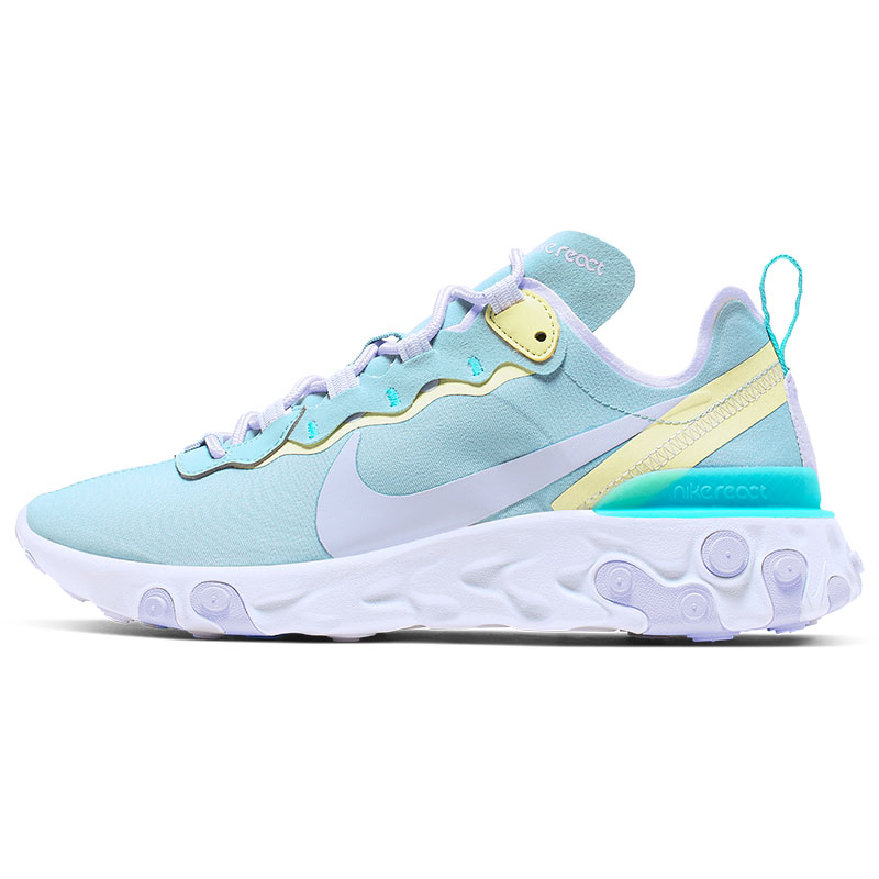 Nike/耐克React Element 55浅绿女子休闲时尚跑步鞋BQ2728-301