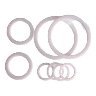 PTFE聚四氟乙烯垫片油缸耐高温O型垫圈密封挡圈四氟辅助垫片GH