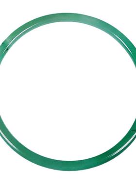 绿红玉髓细窄多宝七彩色叮当手镯