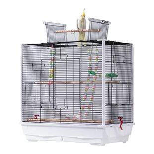 鹦鹉鸟笼横丝鹦鹉笼虎皮玄凤专用超大大号鸟笼子繁殖笼金属观赏笼