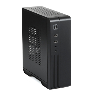 SKTC MX02迷你电脑机箱HTPC机箱MINI-ITX小机箱17x19主板机箱黑色