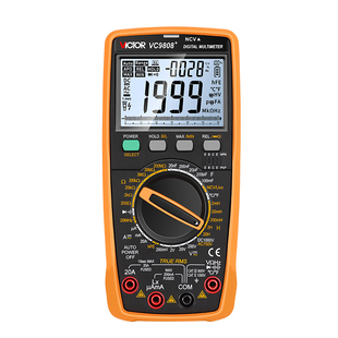 胜利正品 VC9808+高精度数字万用表 多用表 带电容 频率 温度电感