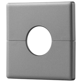 出线孔面板86型空白面板带出线穿线盖板开关装饰插座堵洞穿孔白板