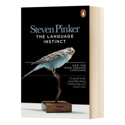 英文原版 The Language Instinct: How the Mind Creates Language 语言本能  比尔盖茨书单 英文版