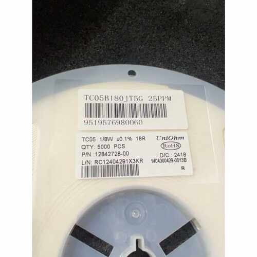 询价-厚声UOhmTC05B180JT5G高精度薄膜贴片电可维修