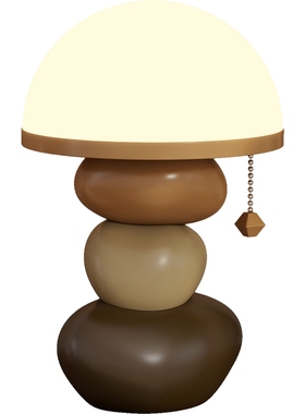 石来运转台灯摆件一对鹿中古风