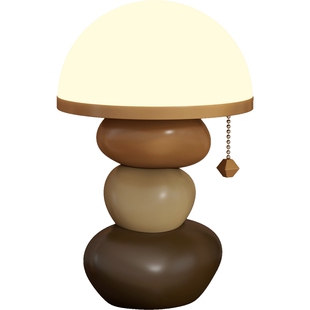 石来运转台灯摆件客厅玄关柜中古风高级感艺术装饰品乔迁新居礼品